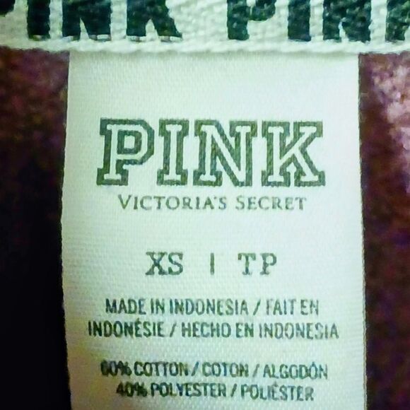 PINK VICTORIA SECRET Womens 1/2 Zip Pullover Sweatshirt. - Picture 10 of 11